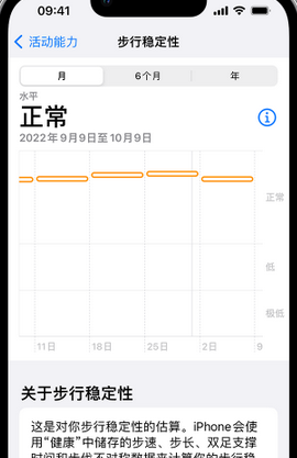 播州iPhone手机维修如何在iPhone开启'步行稳定性通知'