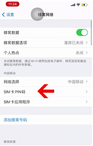 播州苹果14维修网分享如何给iPhone14的SIM卡设置密码 