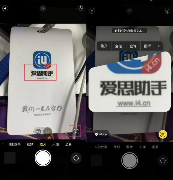 播州苹果手机维修分享升级iOS 16后如何通过相机翻译文本 